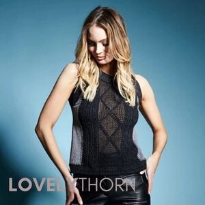 GYPSY 05 // ltd ed peek-a-boo racer back sleeveless knit top